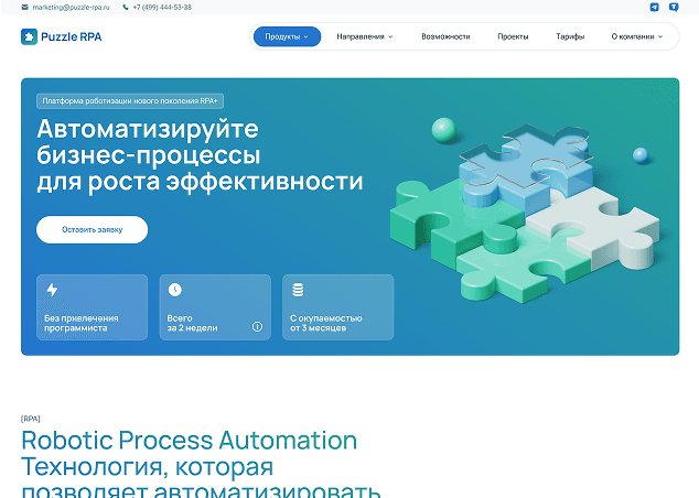 Puzzle RPA — после